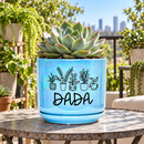 Iridescent Blue Ceramic Pot - DADA
