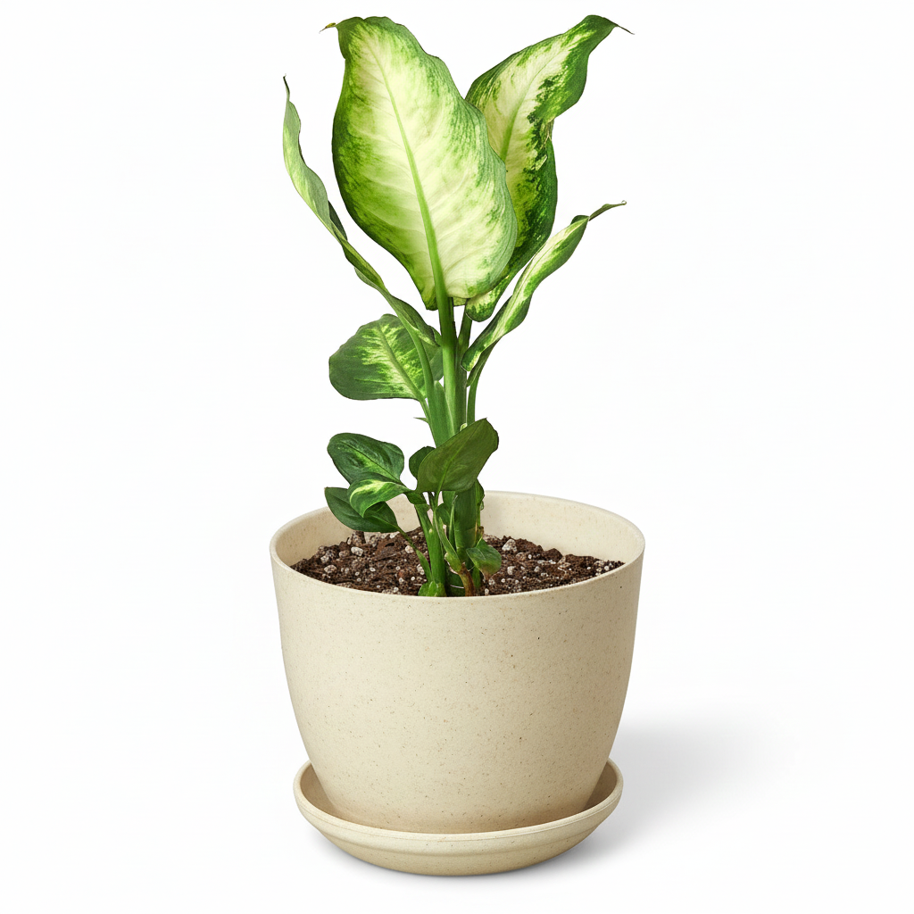 Dieffenbachia Camille for sale, Houseplants safe for offices, Low-maintenance indoor plants with variegated leaves


