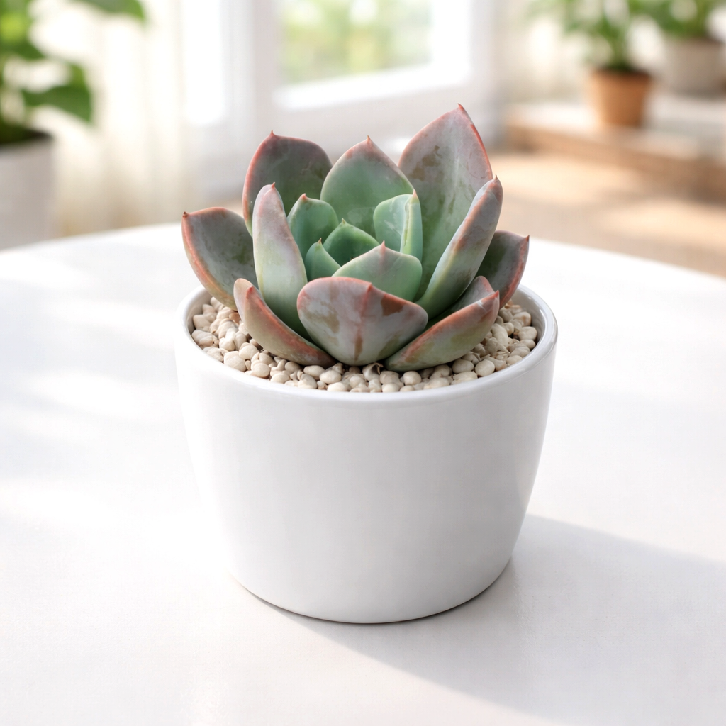 2 inch Echeveria 'Blue Prince', small rosette succulents, blue-green leaves succulents, indoor succulents for sale