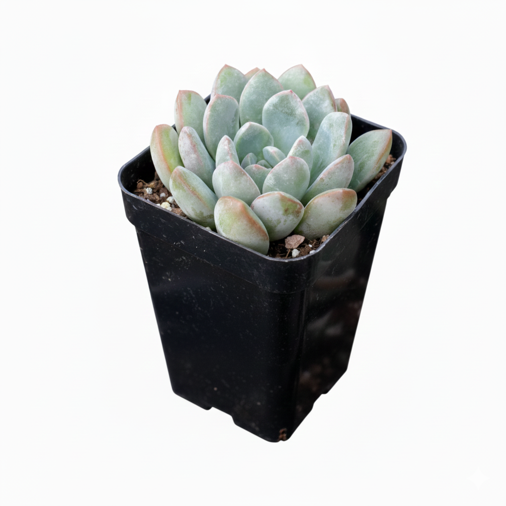2 inch Echeveria 'Morning Dew' in black plastic pot, Echeveria 'Morning Dew' for sale, buy Echeveria 'Morning Dew' online