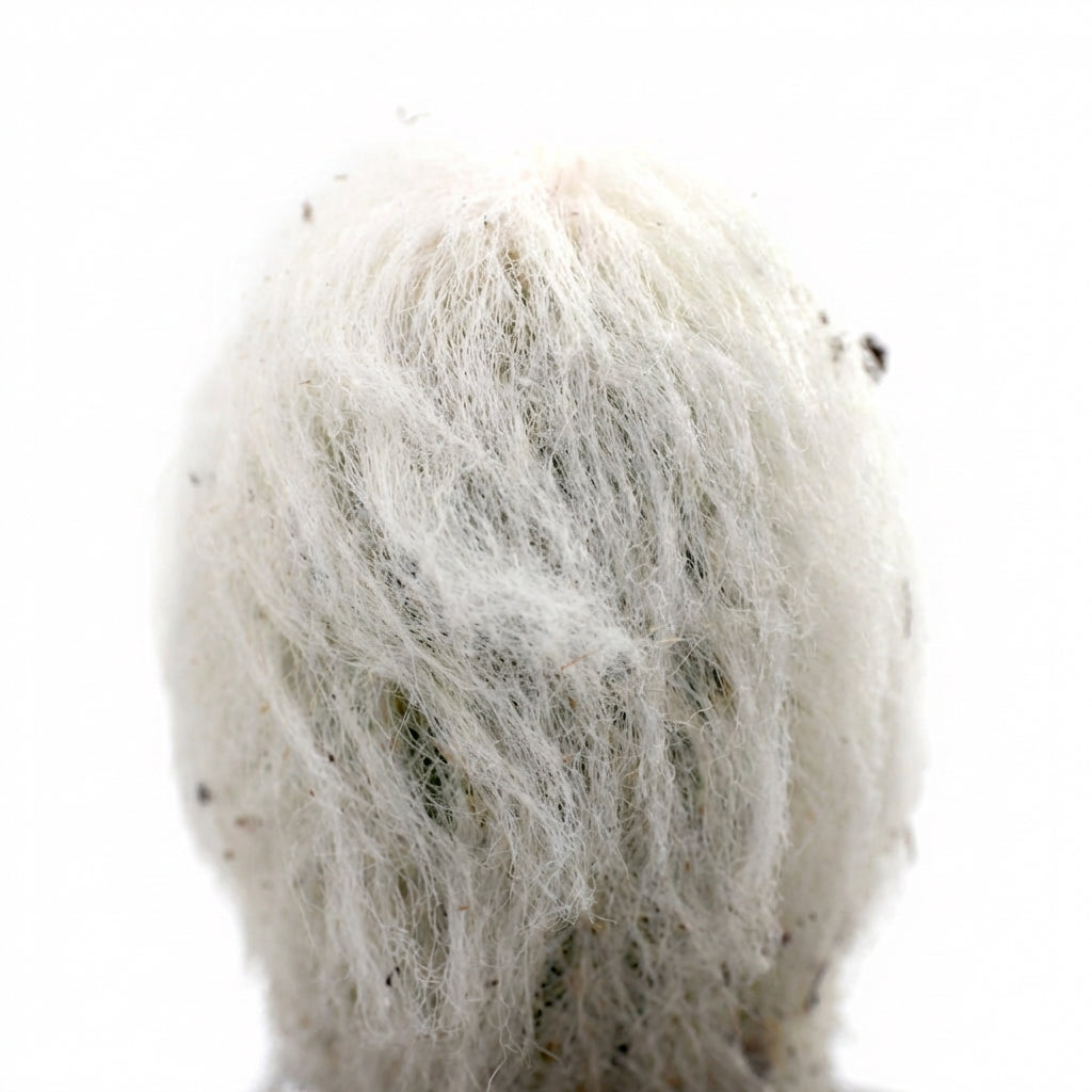 Close-up of a Peruvian Old Lady Cactus - Espostoa melanostele, green succulents, indoor outdoor succulents, cactus care guide, buy cactus online