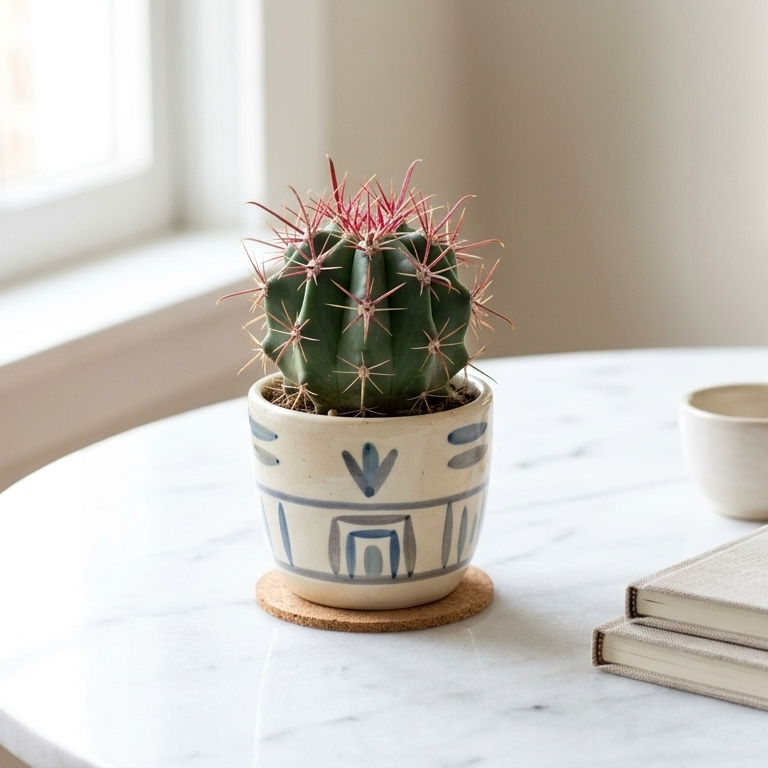 buy ferocactus viridescens live cactus 2 inch online, rare san diego barrel cactus with ribbed green barrel form, spiney ridged texture, drought tolerant and low maintenance, perfect for sunny windowsills or outdoor summer displays, ideal collector gift for plant lovers and gardeners