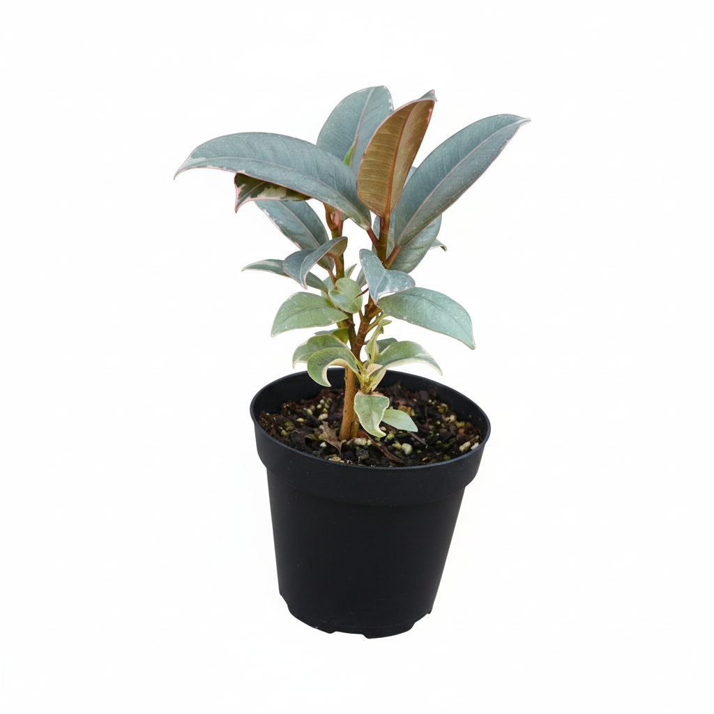 Shop the gorgeous 'Tineke' Rubber Plant, Variegated Pink &amp; Cream Rubber Tree, Low Maintenance plant to grow at home