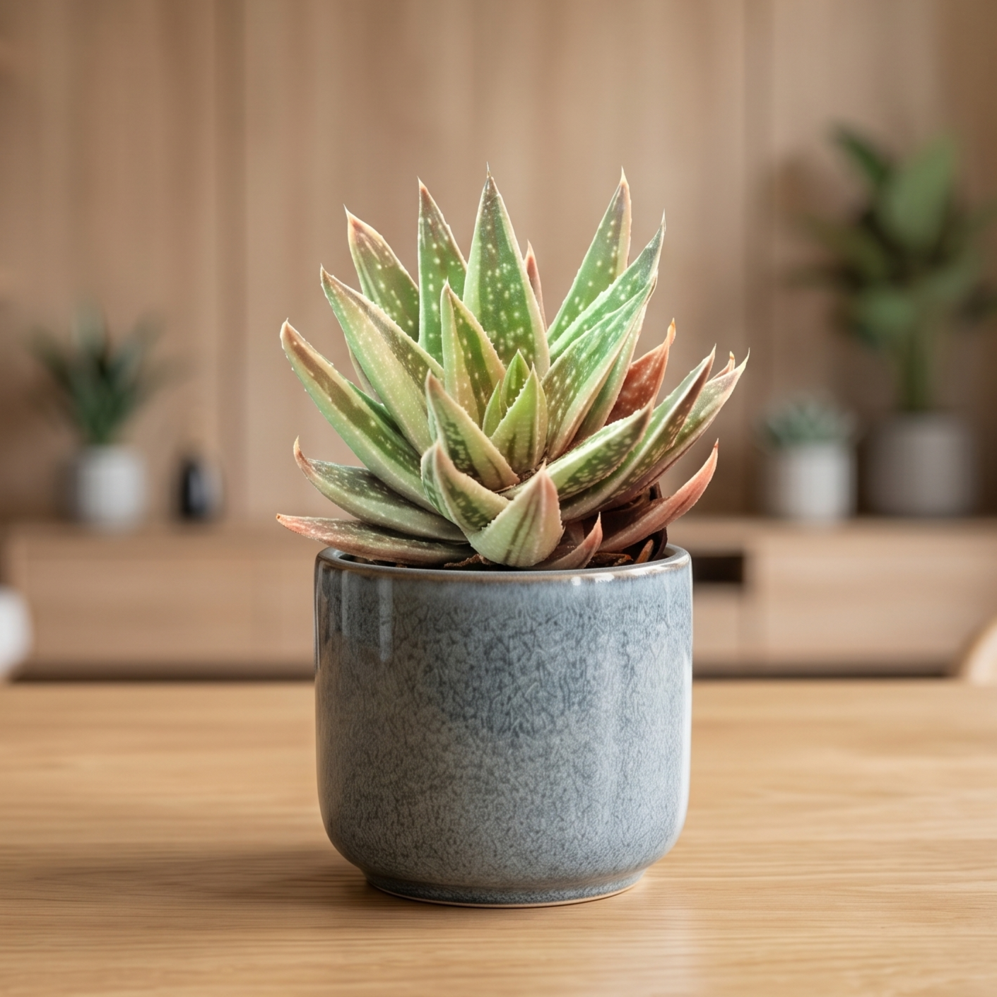 buy gasteraloe 'thais' live succulent 2 inch online, forest green rosette spotted leaves architectural houseplant gift