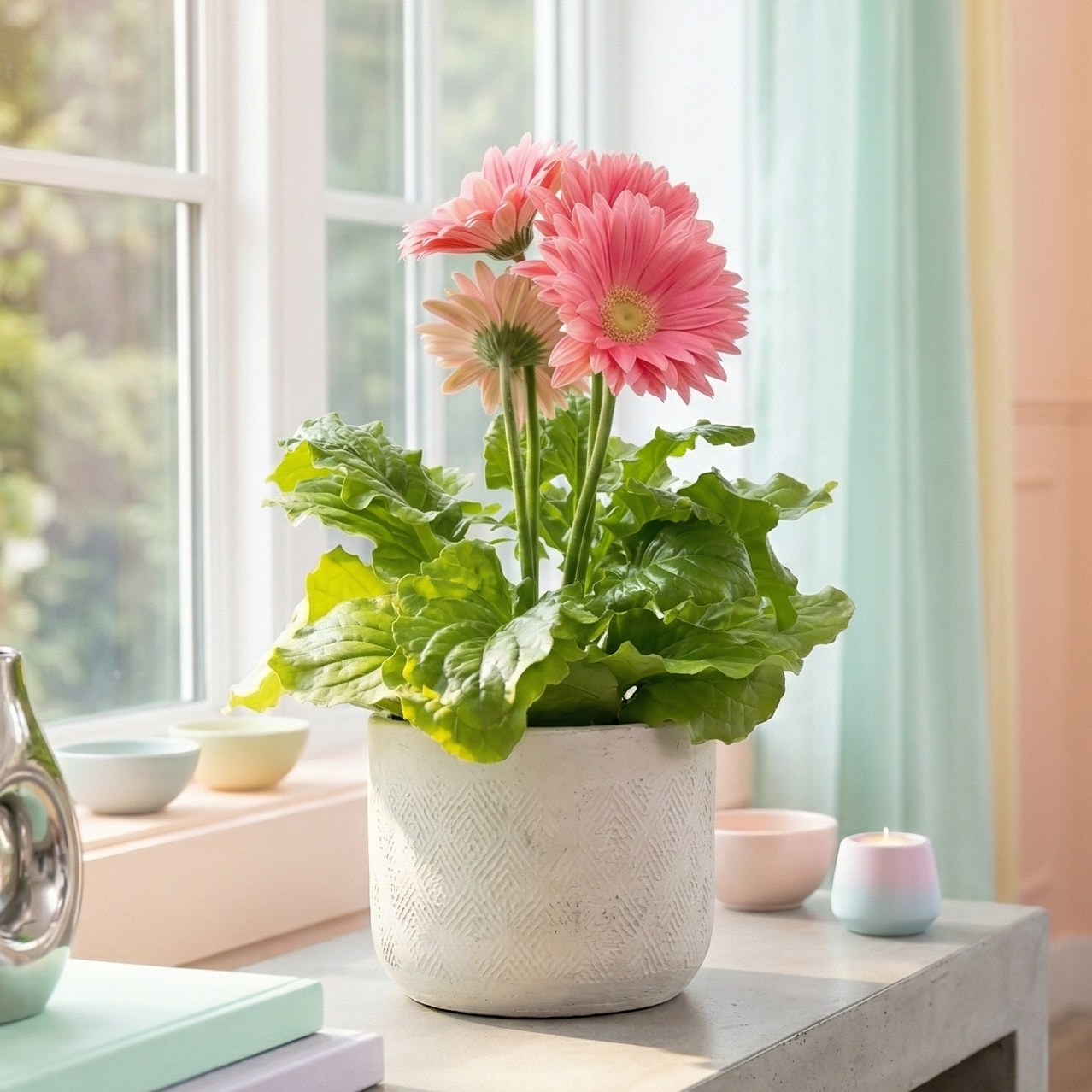 Gerbera Daisy – Bright Colorful Flowering Plant for Indoor & Outdoor