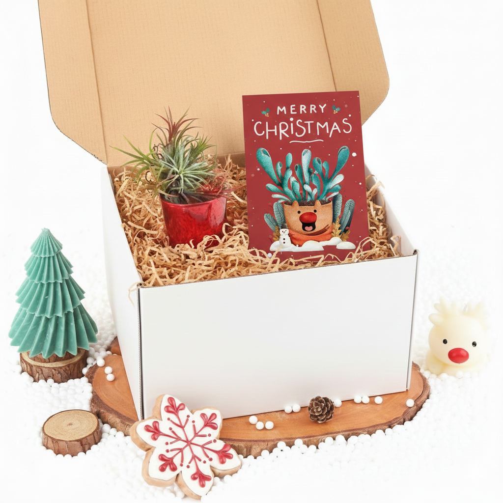 Etrarium 1st Anniversary 記念 BOX【PLANT】 Thank You Gift Box with Succulent, Candle & Personalized Note