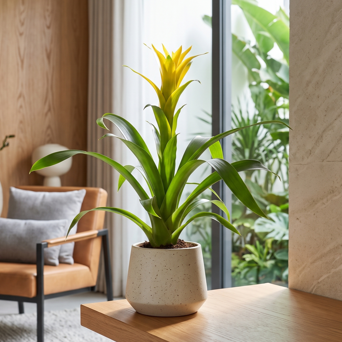 Guzmania Bromeliad 'Yellow'
