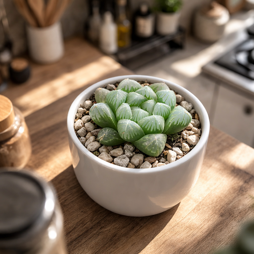 2 inch Haworthia cooperi var. truncata ‘Alien Eggs’, hardy succulents, colorful Haworthia plants, small indoor plants for sale