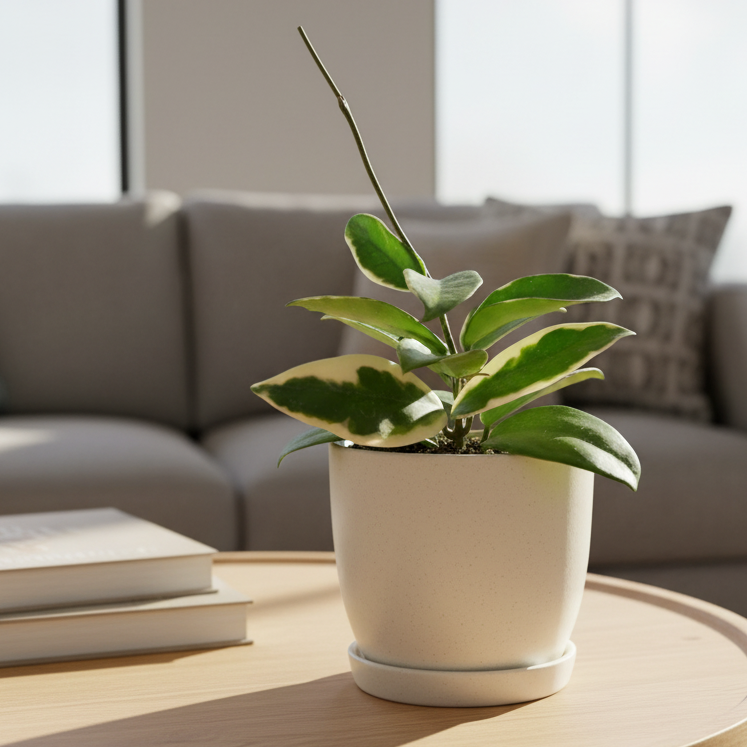Hoya Carnosa &#39;Tricolor&#39; - Live Houseplant