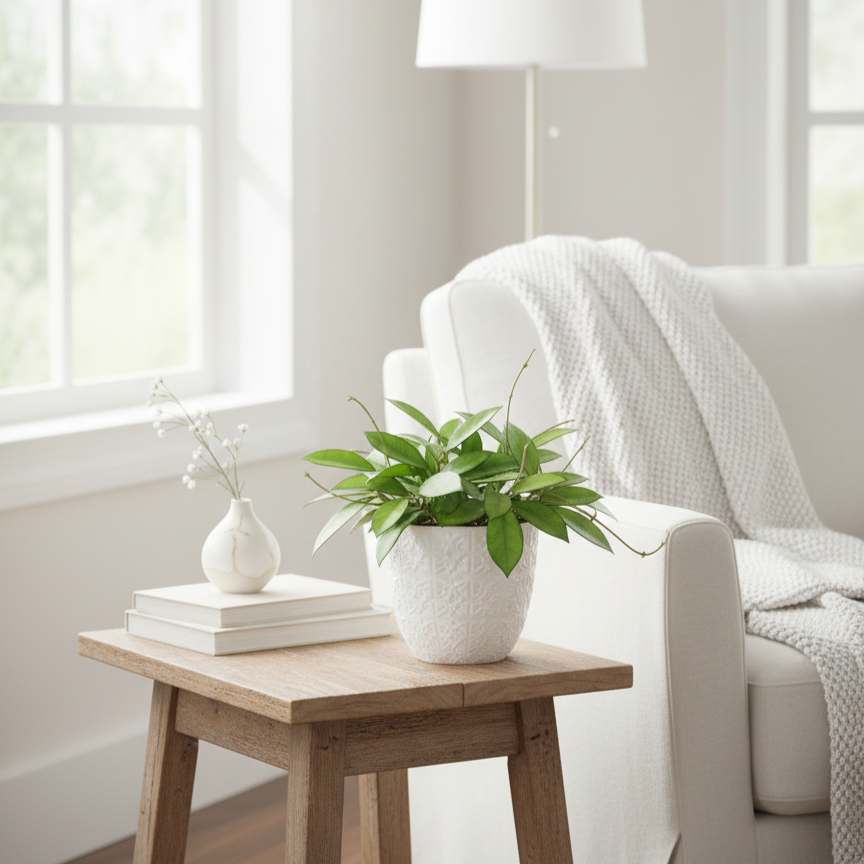 Hoya Chouke live plant for sale online, Silver speckled Hoya varieties, Best Hoya for hanging baskets, Pet-friendly indoor vining plants