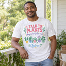 xl i talk to plants personalized cozy pastel shirt for sale, generous comfortable fit in calming pastel color scheme, stylish botanical graphic with charming personalized messaging, durable everyday shirt perfect for plant lovers and nature advocates, flattering relaxed silhouette suitable for all body types, meaningful keepsake gift for indoor plant collectors and green thumb enthusiasts
