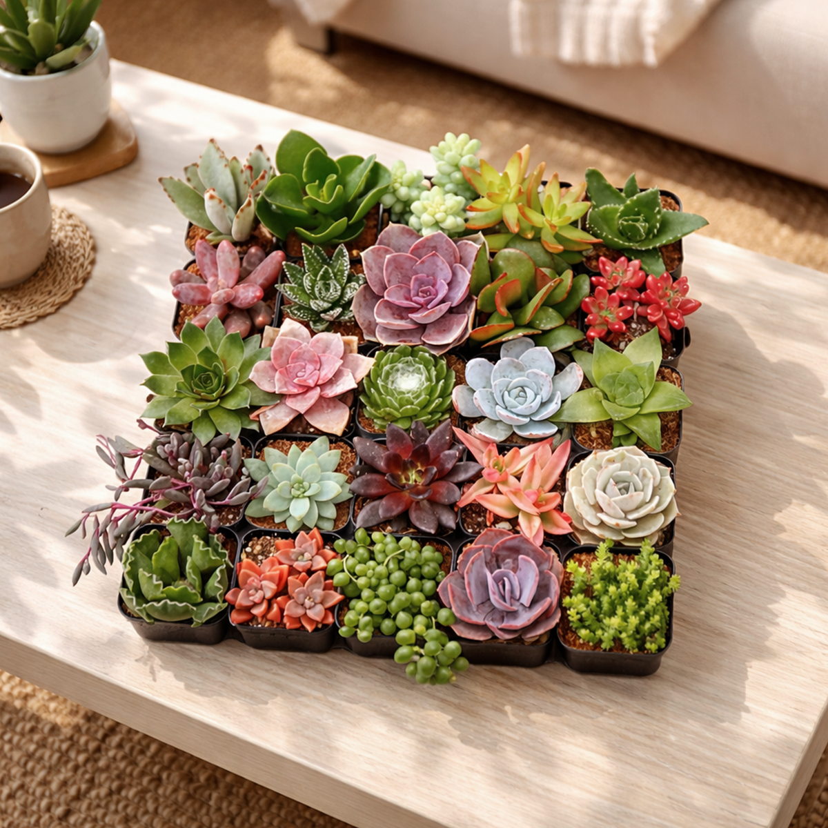 assorted succulent pack live plants indoor collection for sale, mixed succulents pack for indoor and outdoor decor, assorted succulent plants pack for easy care gardening, assorted succulent bundle different shapes and colors