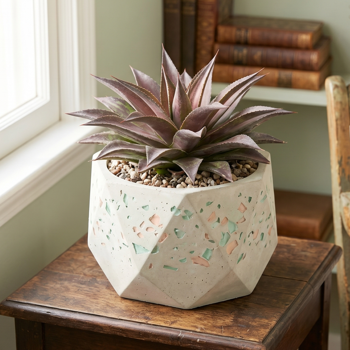 Buy Mangave 'Red Wing' 1.5 inch plug online, Mangave Red Wing rare collector plant with striking red and green contrast, Mangave Red Wing unique housewarming gift plant for modern decor lovers