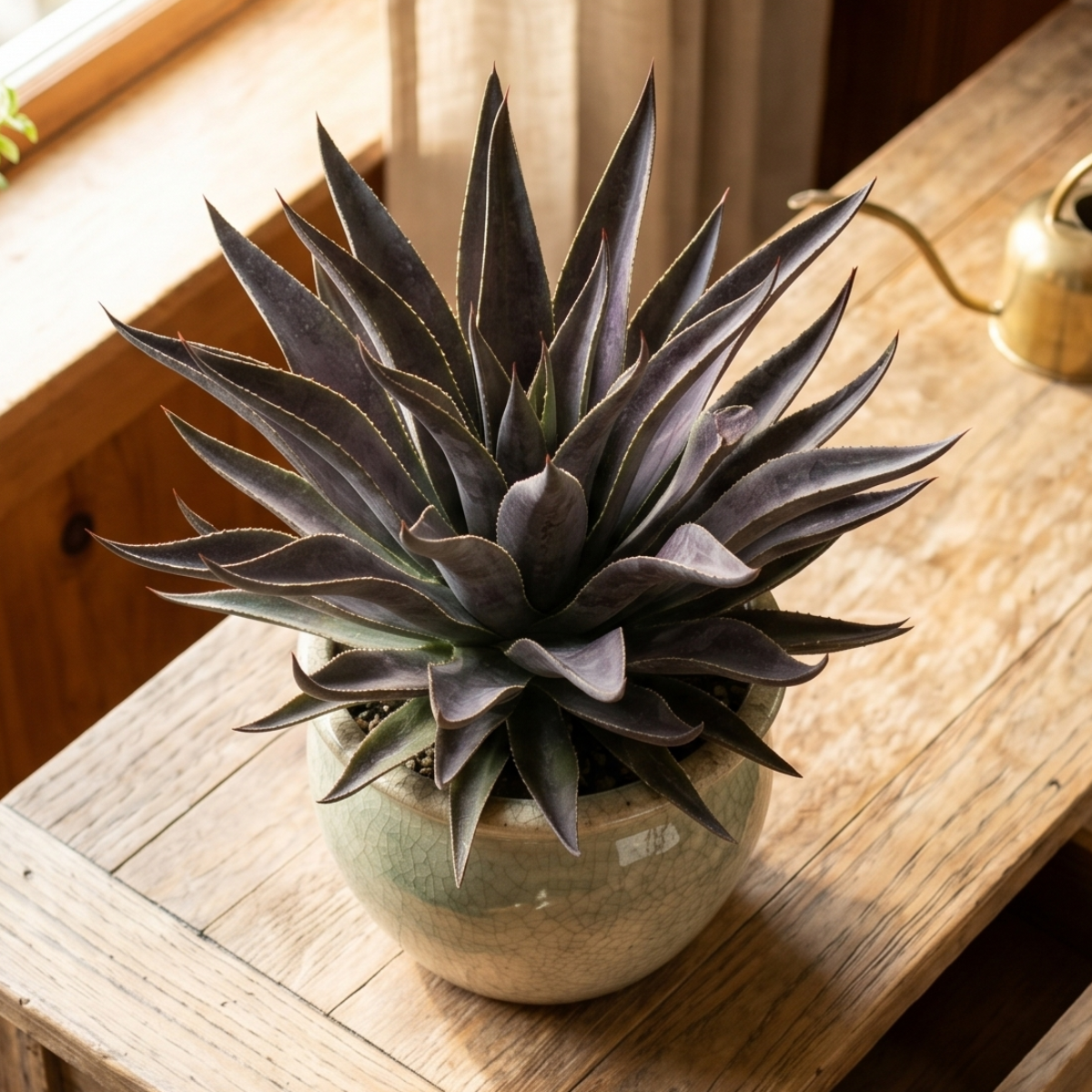 Mangave Thunderbird 1.5 inch plug for sale, Mangave Thunderbird decorative succulent for outdoor garden focal design, Mangave Thunderbird succulent with large arching leaves bold agave hybrid plant