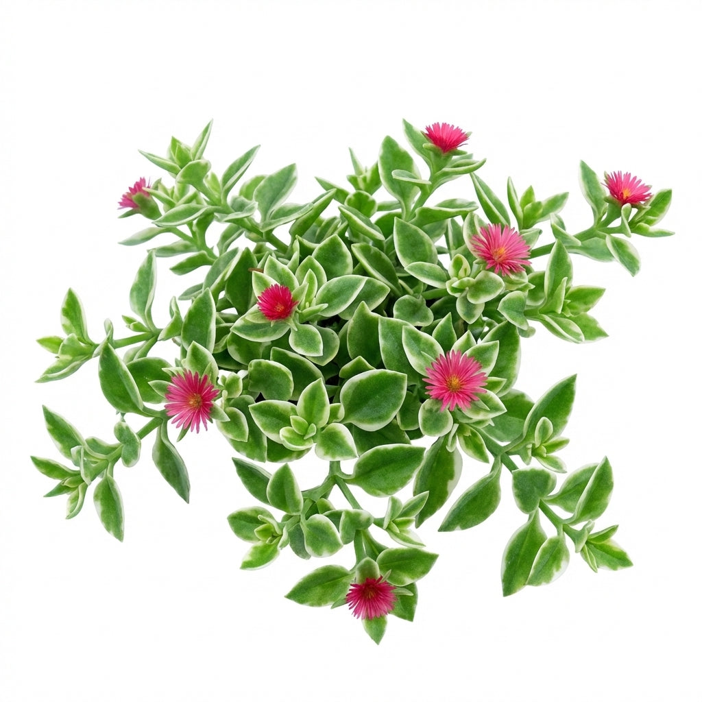 2 inch Mesembryanthemum 'Crystal' - Heartleaf Ice Plant, green succulents, indoor succulents, succulent care guide, buy succulents online