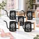 gray 30-pack Pack of Metal Watering Can - Plant Lady for sale, wholesale set of neutral gray cans, heavy-duty rust-proof body, sleek modern profile, ideal for indoor planters, unique plant lover gift
