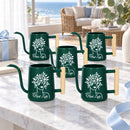 gray 30-pack Pack of Metal Watering Can - Plant Lady for sale, wholesale set of neutral gray cans, heavy-duty rust-proof body, sleek modern profile, ideal for indoor planters, unique plant lover gift