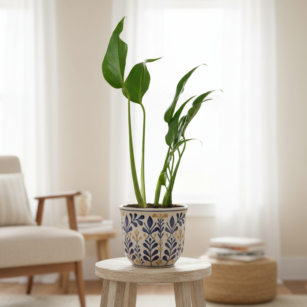 Live Monstera Burle Marx Flame rare aroid plant for sale, Monstera Burle Marx Flame aroid plant with flame-like leaf splits, Monstera Burle Marx Flame tropical climbing plant for moss pole