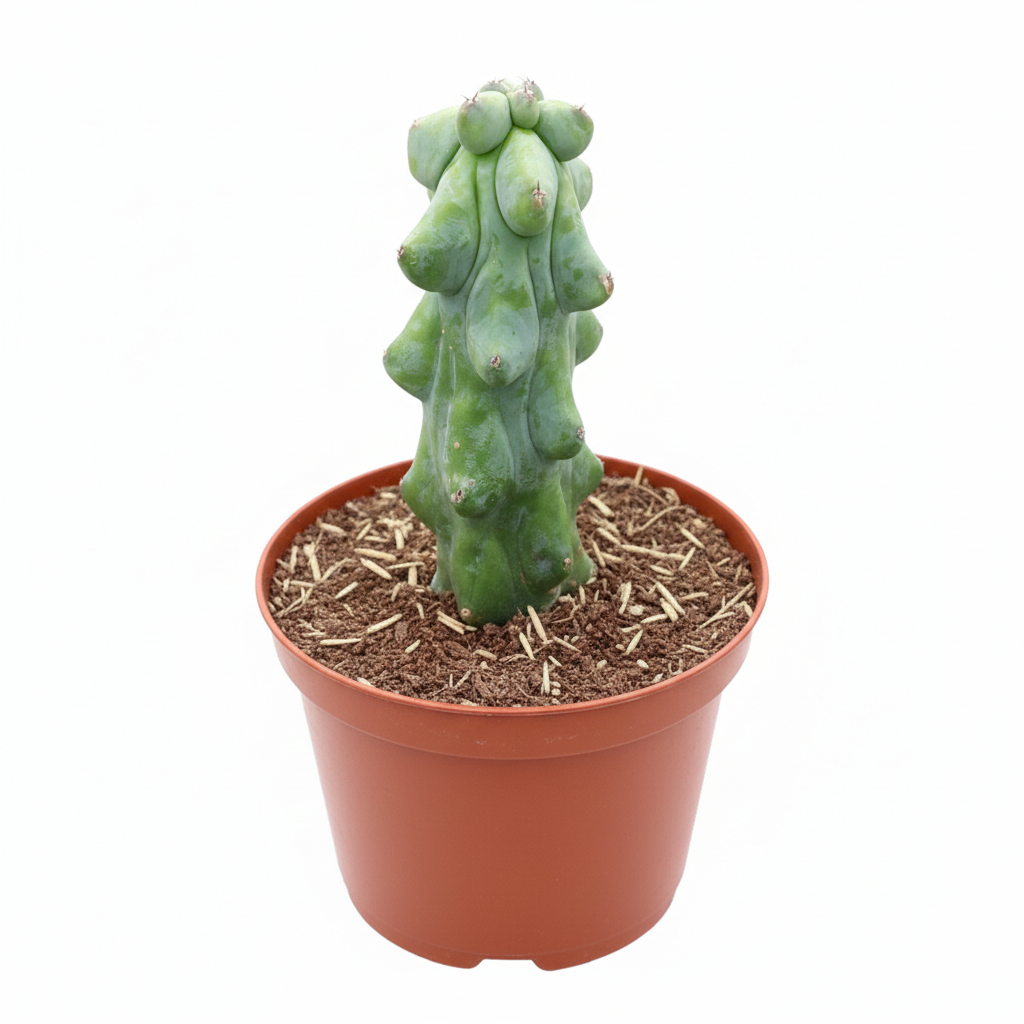 6 inch Myrtillocactus geometrizans Boobie Cactus, rare 6 inch live cactus, Myrtillocactus geometrizans Boobie Cactus for sale, unique plants