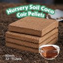 Nursery Soil (50mm, 32-512pcs) for sale, organic coco coir discs, professional grade potting mix, eco-friendly garden soil