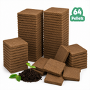 Nursery Soil (50mm, 32-512pcs) for sale, organic coco coir discs, professional grade potting mix, eco-friendly garden soil