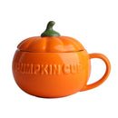 Mini pumpkin ceramic pot for cactus, Pumpkin cup pot for indoor succulents, Small pumpkin-shaped ceramic planter, Buy ceramic pumpkin planter