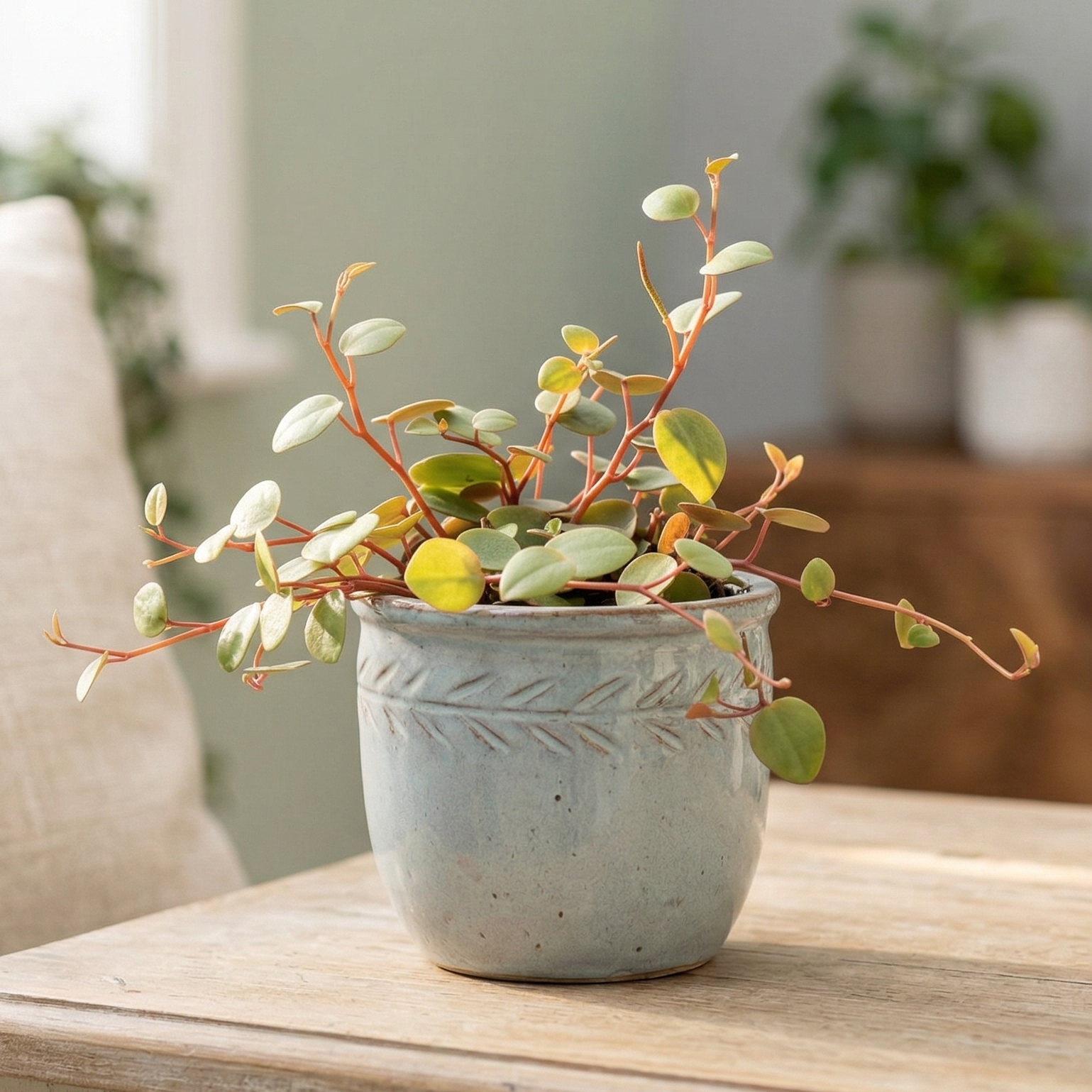 Buy 2 inch Peperomia 'Pepperspot' - String of Coins live plant online, String of Coins plant vs String of Turtles differences, Best "String of" plants for plant lovers gift box, Unique plant gifts for new homeowners