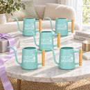 gray pot style Pack of Personalized Metal Watering Can - Sometimes I Wet My Plants for sale, weathered zinc finish, heavy duty iron alloy, steady flow nozzle, ideal for desktop gardens, thoughtful urban gardener offering