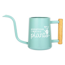 buy personalized metal watering can sometimes i wet my plants gray online, sophisticated gray satin-finish aluminum, personalized contemporary design, lightweight portable construction, 1.75-gallon capacity, perfect for apartment dwellers and plant enthusiasts with limited space, thoughtful small-space gardening gift