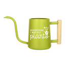 buy personalized metal watering can sometimes i wet my plants gray online, sophisticated gray satin-finish aluminum, personalized contemporary design, lightweight portable construction, 1.75-gallon capacity, perfect for apartment dwellers and plant enthusiasts with limited space, thoughtful small-space gardening gift