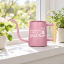 buy personalized metal watering can sometimes i wet my plants gray online, sophisticated gray satin-finish aluminum, personalized contemporary design, lightweight portable construction, 1.75-gallon capacity, perfect for apartment dwellers and plant enthusiasts with limited space, thoughtful small-space gardening gift