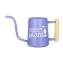 buy personalized metal watering can sometimes i wet my plants gray online, sophisticated gray satin-finish aluminum, personalized contemporary design, lightweight portable construction, 1.75-gallon capacity, perfect for apartment dwellers and plant enthusiasts with limited space, thoughtful small-space gardening gift