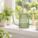 buy personalized metal watering can sometimes i wet my plants gray online, sophisticated gray satin-finish aluminum, personalized contemporary design, lightweight portable construction, 1.75-gallon capacity, perfect for apartment dwellers and plant enthusiasts with limited space, thoughtful small-space gardening gift