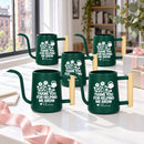 orange and pink 30-pack Pack of Personalized Metal Watering Can - Thank You for Helping Me Grow for sale, warm cheerful hues with custom text, compact mini design, sturdy rust-proof metal, ideal for end-of-year teacher gifts, great gardening gift