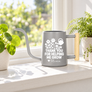 Personalized Metal Watering Can - Thank You for Helping Me Grow