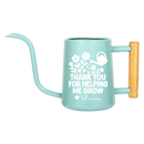 Personalized Metal Watering Can - Thank You for Helping Me Grow