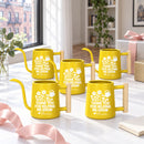 orange and pink 30-pack Pack of Personalized Metal Watering Can - Thank You for Helping Me Grow for sale, warm cheerful hues with custom text, compact mini design, sturdy rust-proof metal, ideal for end-of-year teacher gifts, great gardening gift