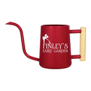 buy personalized watering can fairy garden custom black online, durable metal construction with custom engraving, compact 2-liter capacity, whimsical fairy garden design, ideal for delicate fairy garden plants and indoor container watering, unique gardening gift for fantasy garden enthusiasts