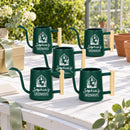 pink 20-pack personalized watering can greenhouse for sale, robust plastic, bubblegum pink, easy grip, ideal for school gardens, educational gift