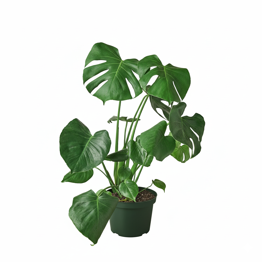 Philodendron Monstera Split-Leaf for sale, live indoor plant for home decor, large tropical indoor plant low maintenance
