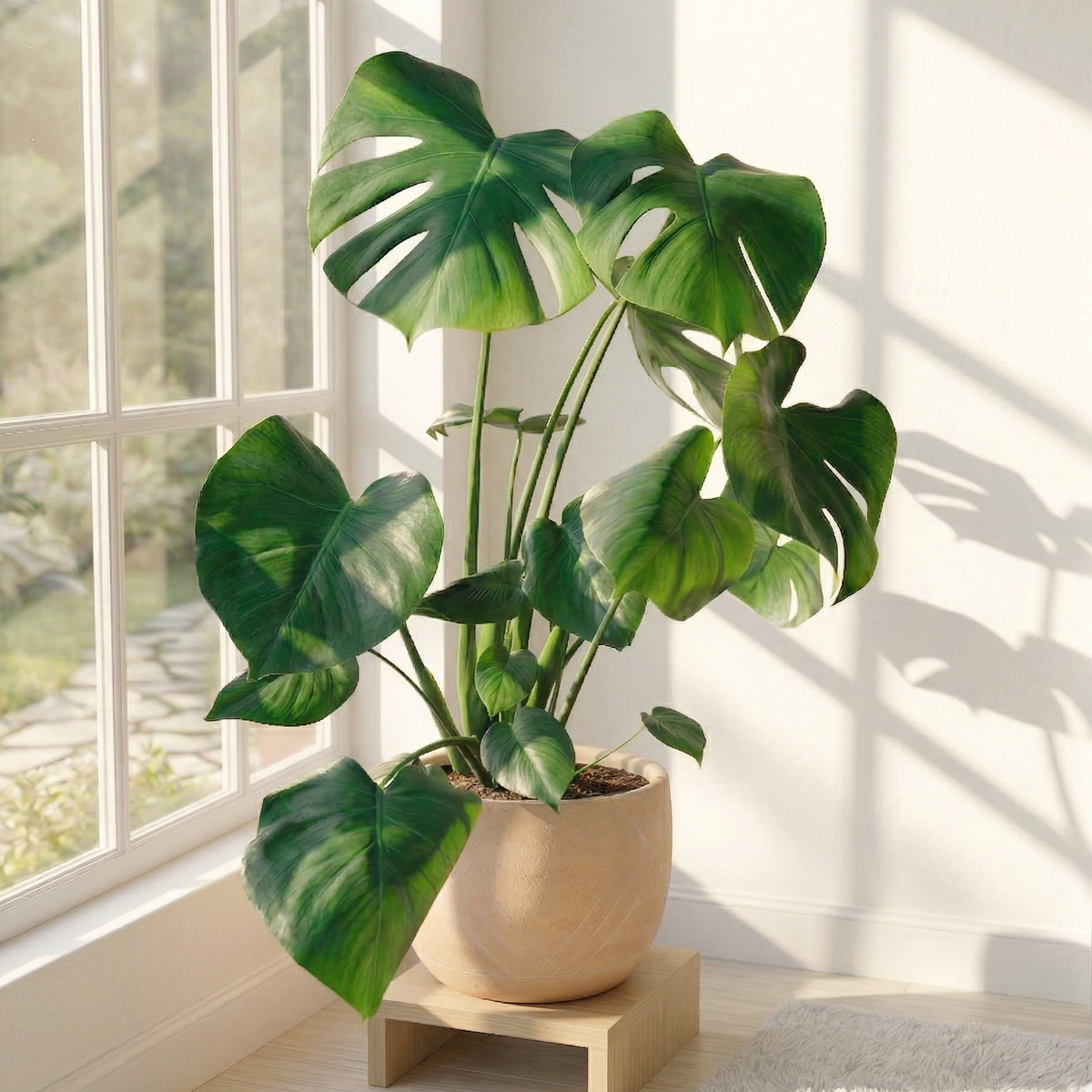 Buy Philodendron Monstera Split-Leaf plant online, easy care houseplant, Monstera Split-Leaf Philodendron indoor plant in decorative pot