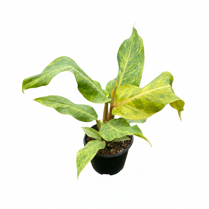 Philodendron Orange Marmalade Rare tropical indoor plants 4 inch grower pot for sale online