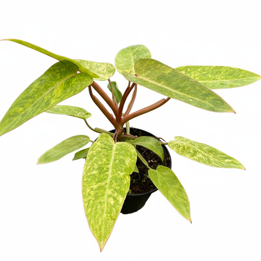 Buy Rare Philodendron 'Painted Lady' 6 inch Grower Pot Online, Unique Live Plant Gift &amp; Home Decor, Best houseplants for gifts