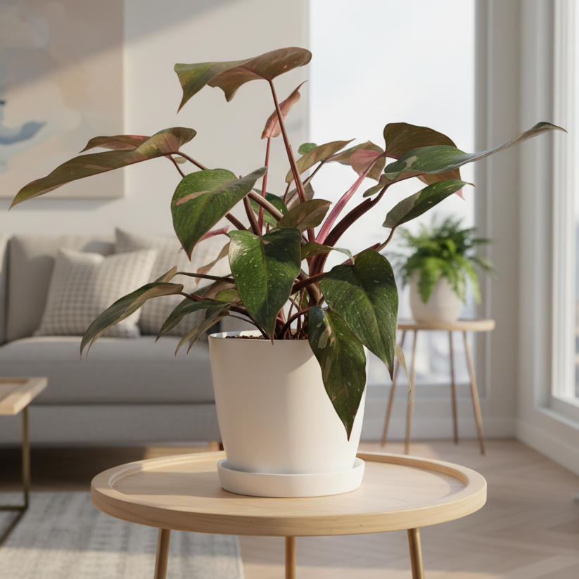 Philodendron 'Pink Princess' - Live Houseplant