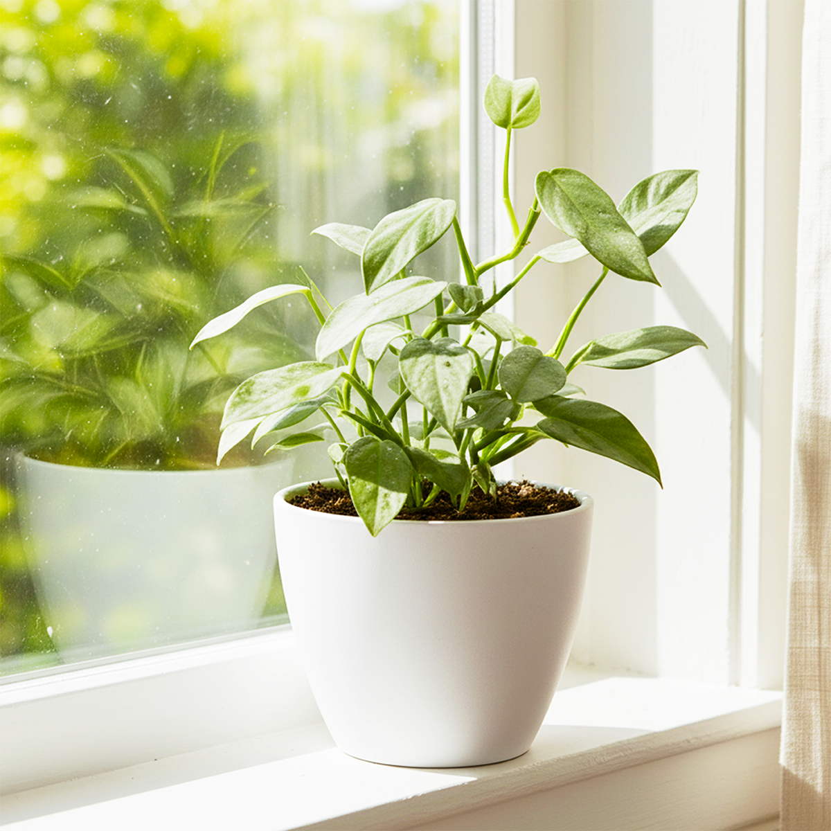 Philodendron 'Silver Sword' Rare Metallic Philodendron Hastatum Live Plant, Blue silver Philodendron variety, Metallic foliage houseplants for gift decor ideas