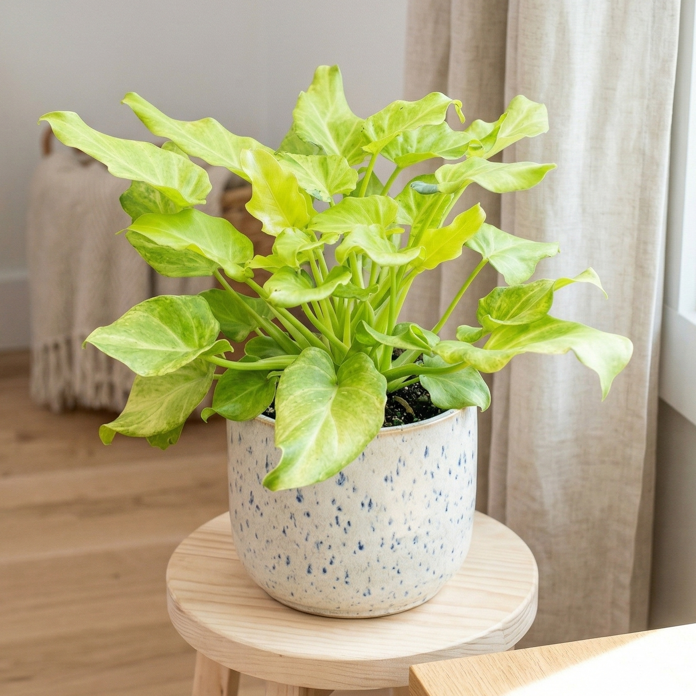 live Philodendron Xanadu Variegated rare tropical houseplant for sale, variegated Philodendron Xanadu rare collector plant for home decor, Philodendron Xanadu Variegated lush foliage plant for indoor spaces