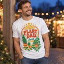 l plant dad personalized retro boho shirt for sale, retro aesthetic meets modern plant parent culture, durable quality construction with soft vintage-style fabric, meaningful personalized messaging celebrating indoor plant care, everyday wear essential for plant lover lifestyle, memorable keepsake gift for dedicated plant dads and gardening friends