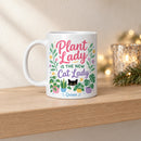 15 oz Plant Lady Personalized Mug - Colorful Floral Design for sale, striking bold floral design with multicolored petals and naturalistic botanical composition, extra-large capacity personalized mug for daily coffee tea and warm beverages, premium ceramic construction with fade-resistant printed artwork, plant-themed personalized drinkware for home or work, beautiful decorative display for plant lover kitchen spaces, special personalized gift for plant enthusiast family and friends