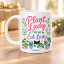 15 oz Plant Lady Personalized Mug - Colorful Floral Design for sale, striking bold floral design with multicolored petals and naturalistic botanical composition, extra-large capacity personalized mug for daily coffee tea and warm beverages, premium ceramic construction with fade-resistant printed artwork, plant-themed personalized drinkware for home or work, beautiful decorative display for plant lover kitchen spaces, special personalized gift for plant enthusiast family and friends