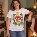 plant mom personalized retro boho shirt for sale, eye-catching retro boho print celebrating plant parenthood, soft quality material with vibrant long-lasting color, playful vintage-inspired design with personalized custom touch, perfect layering piece for plant-themed casual style, charming home plant lover outfit essential, meaningful gift for plant parent friends and family